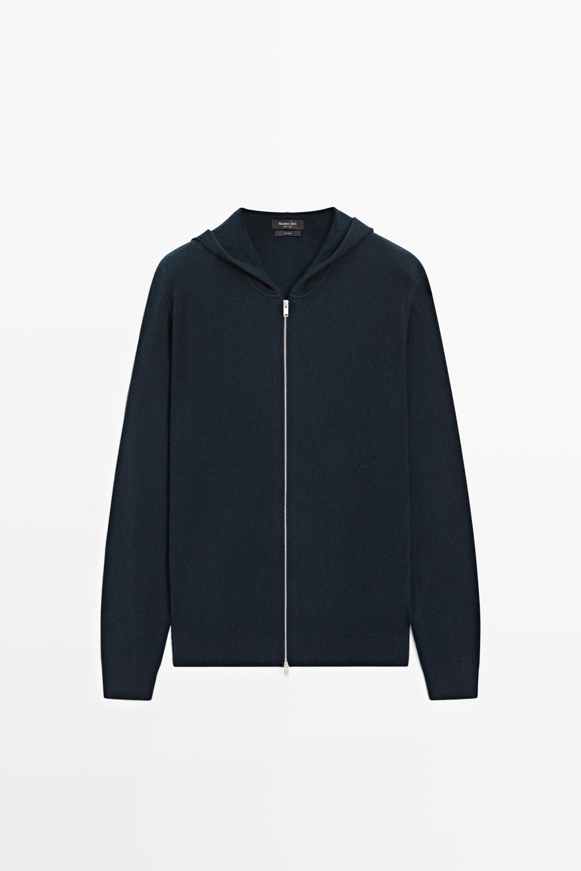Cardigan à capuche 100 % cachemire